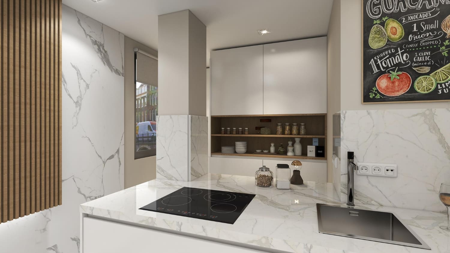 Muebles de Cocina Personalizados - Diseño de Cocinas - QStone by Sysprotec